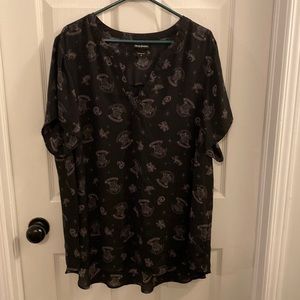 Torrid high-low blouse, never worn